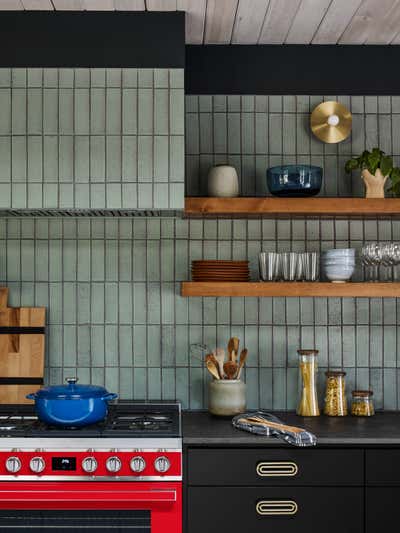  Mid-Century Modern Family Home Kitchen. Atlanta Mid Mod  by Atelier Davis.
