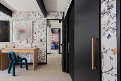  Mid-Century Modern Family Home Children's Room. Palo Alto Eichler  by Atelier Davis.