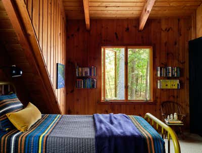  Rustic Vacation Home Children's Room. New Hampshire Lakehouse  by Atelier Davis.
