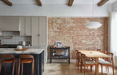  Contemporary Family Home Kitchen. Upper West Side Townhouse by Soho House - North America.