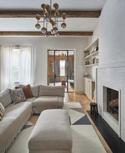  Scandinavian Family Home Living Room. Upper West Side Townhouse by Soho House - North America.
