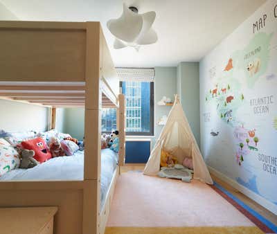  Contemporary Apartment Children's Room. Upper East Side Condo by Soho House - North America.