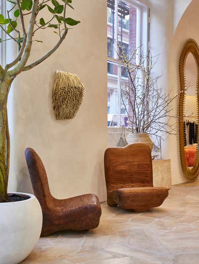  Contemporary Organic Retail Open Plan. Cult Gaia New York Flagship by Soho House - North America.