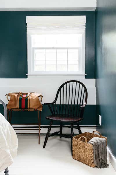  Farmhouse Bedroom. East Hampton Cottage by Hyphen & Co..