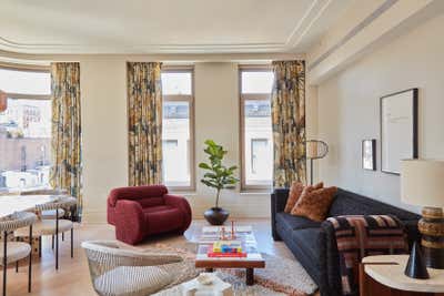  Maximalist Apartment Living Room. Nolita  by Hollymount, Ltd..