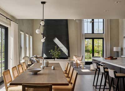  Modern Beach House Dining Room. Sconset Escape by Workshop APD.