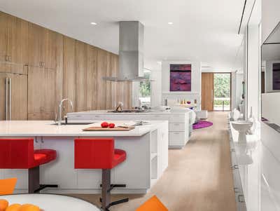  Modern Family Home Kitchen. House in Wellesley by 1100 Architect.