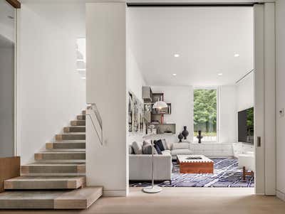  Modern Living Room. House in Wellesley by 1100 Architect.