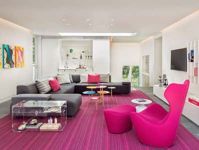  Modern Living Room. House in Wellesley by 1100 Architect.