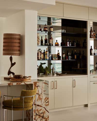  Organic Bar and Game Room. Biscayne Bay Penthouse by Evan Edward .