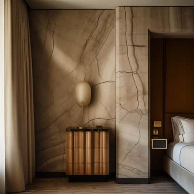  Modern Bedroom. L Hotel by Objective Object Studio.