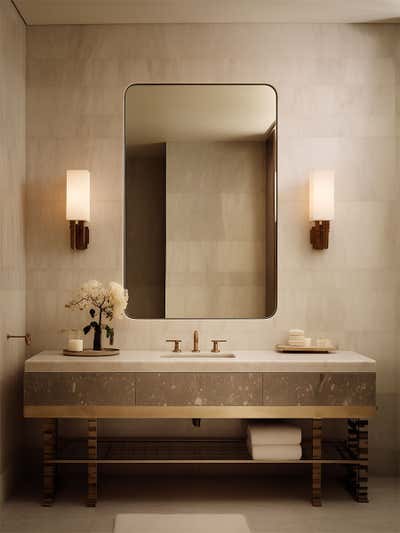  Craftsman Modern Bathroom. L Hotel by Objective Object Studio.