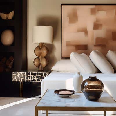  Art Deco Bedroom. Poughkeepsie Residence by Objective Object Studio.