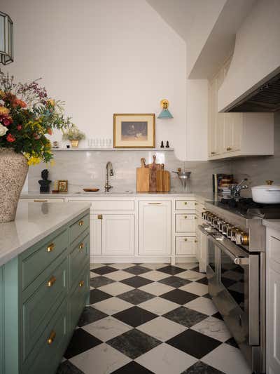  English Country Family Home Kitchen. West Lake Hills by Tete-A-Tete.