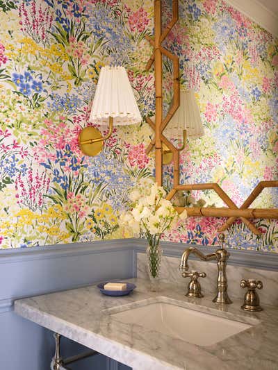  English Country Bathroom. West Lake Hills by Tete-A-Tete.