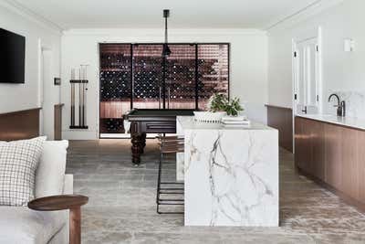  Minimalist Modern Bar and Game Room. Madison Square by Kate Nixon.