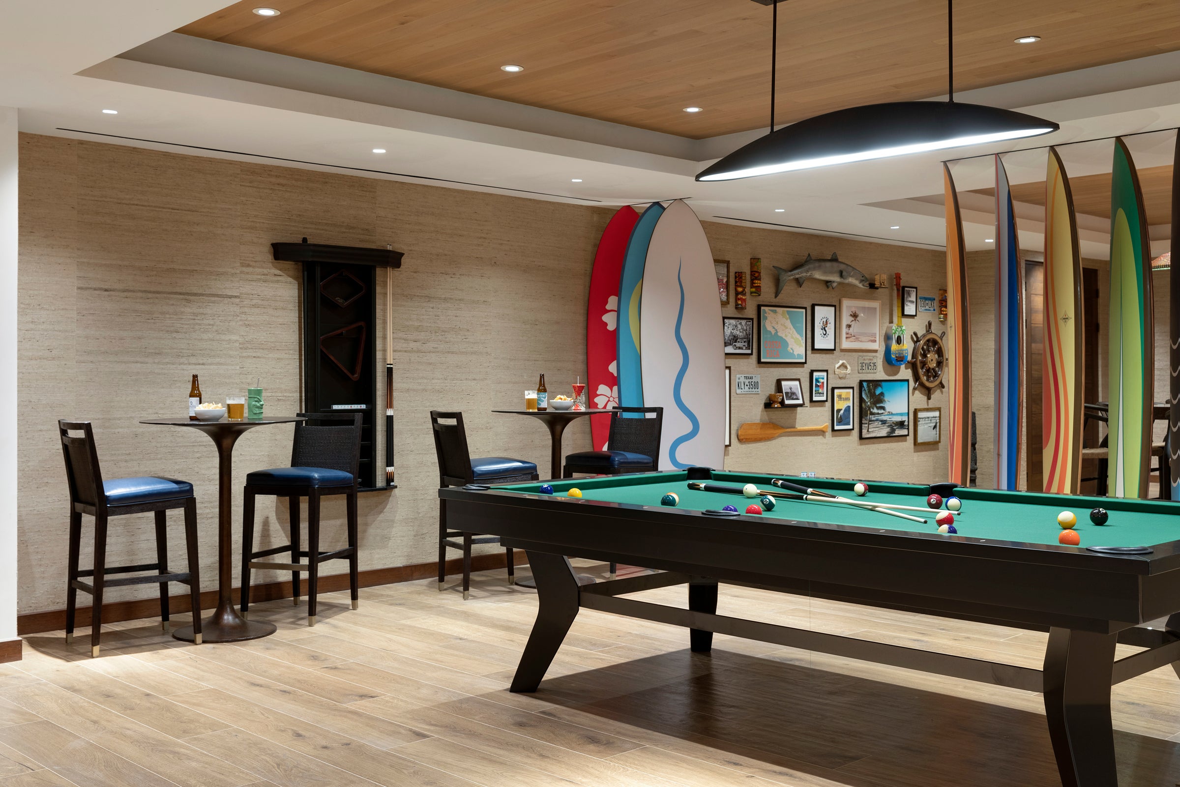 Modern Bar and Game Room