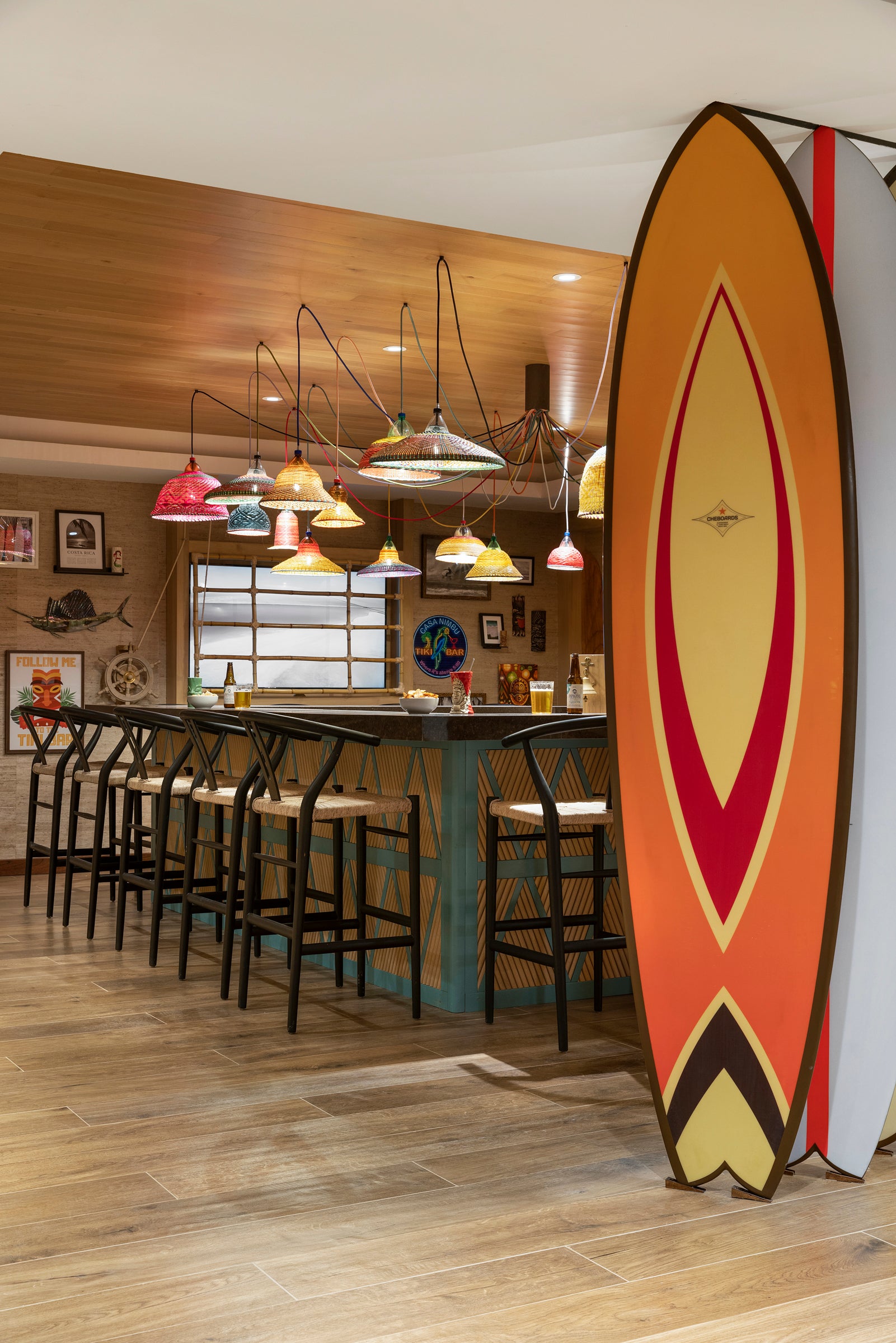 Modern Bar and Game Room