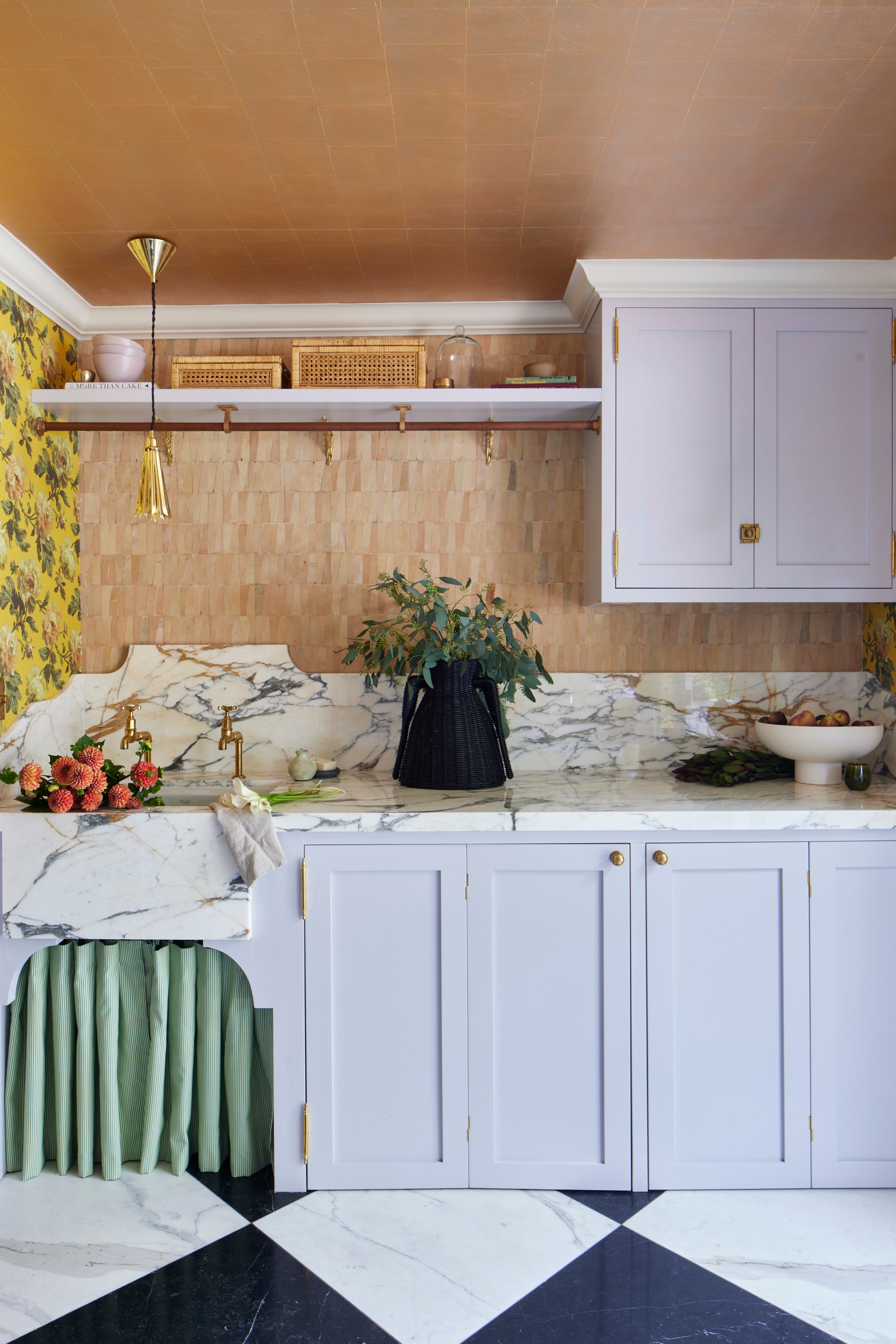 Mediterranean Storage Room and Closet