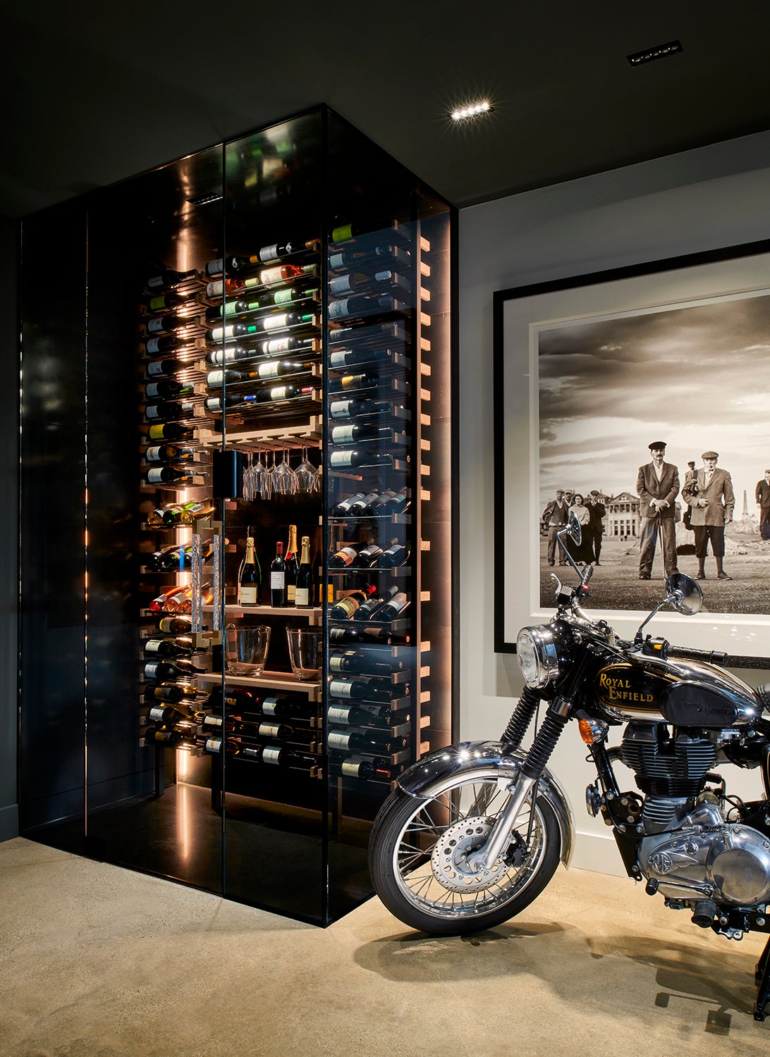 Contemporary Bar and Game Room