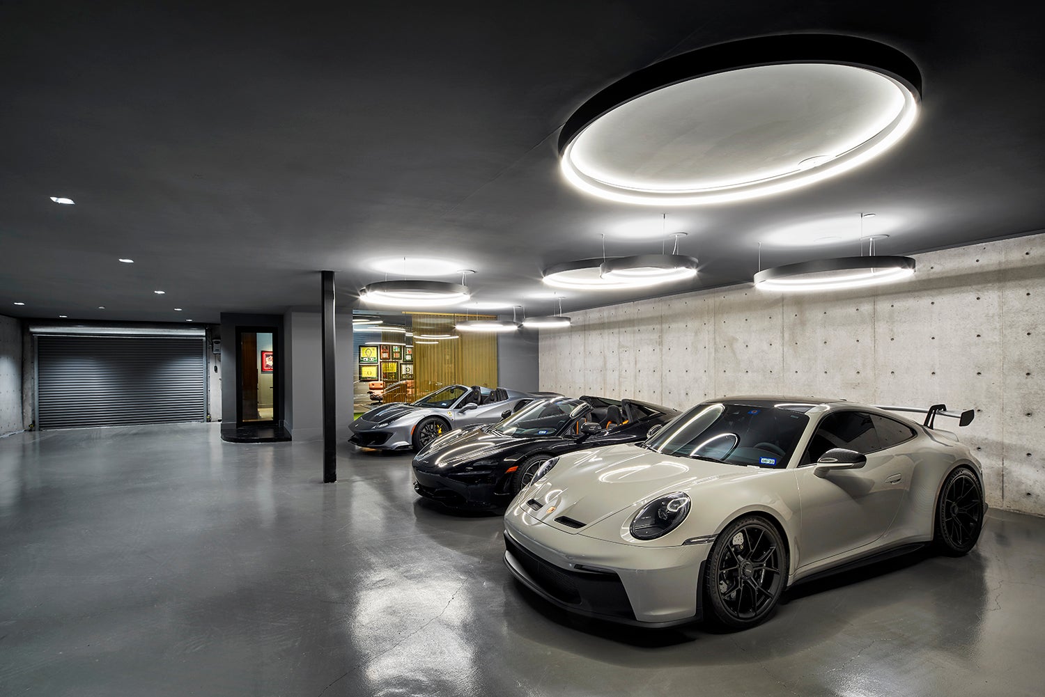 Contemporary Bar and Game Room