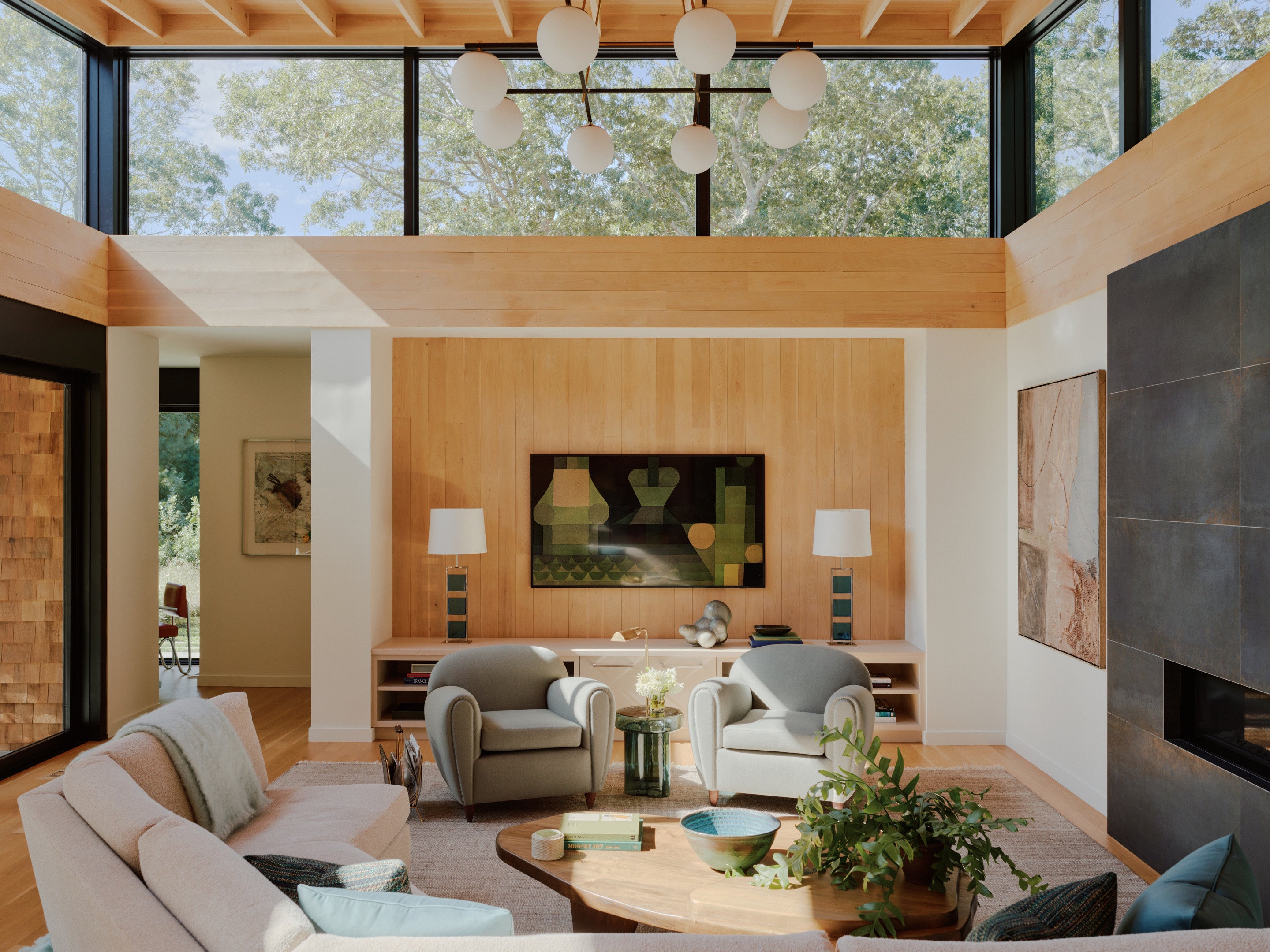 Beach Style Living Room