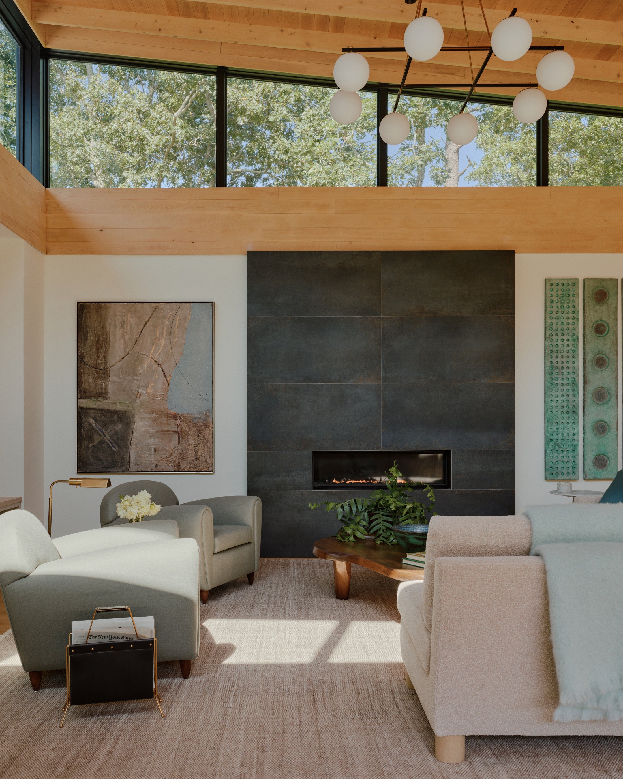 Beach Style Living Room