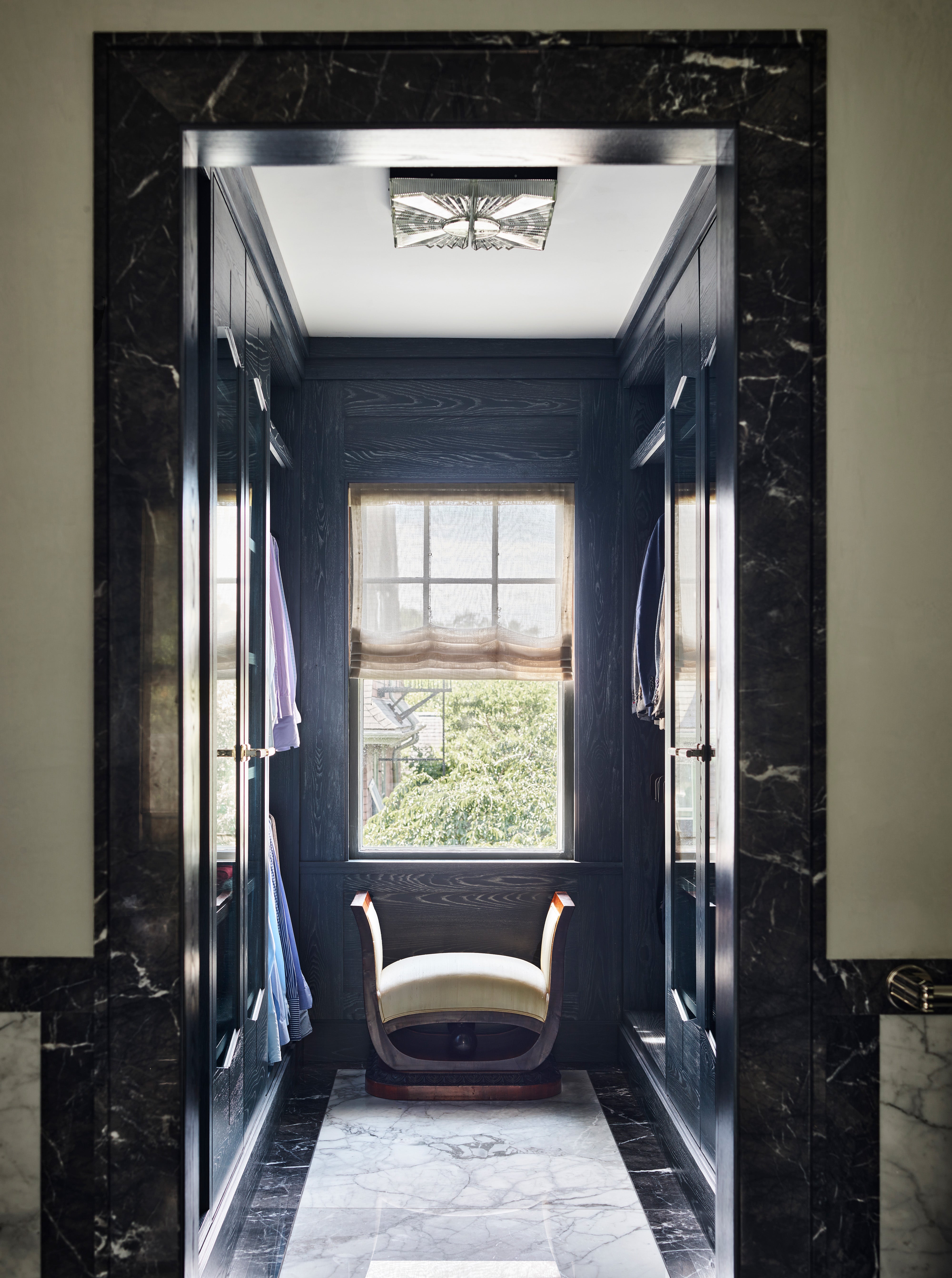 Art Deco Storage Room and Closet