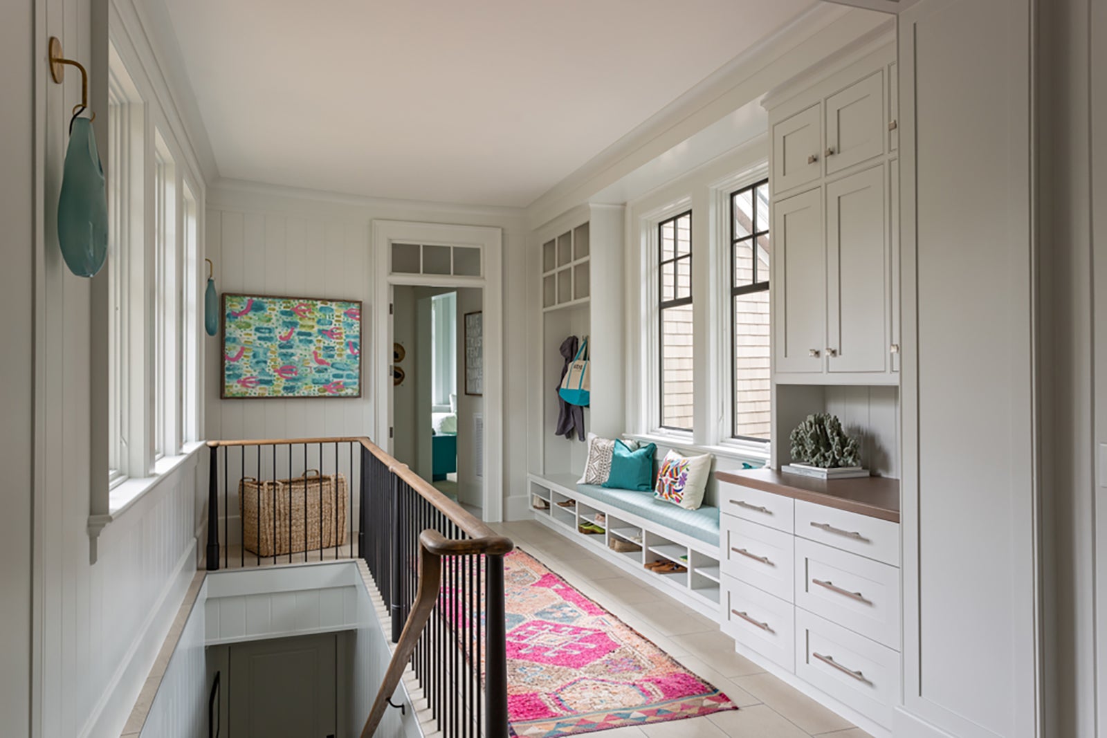 Beach Style Entry and Hall