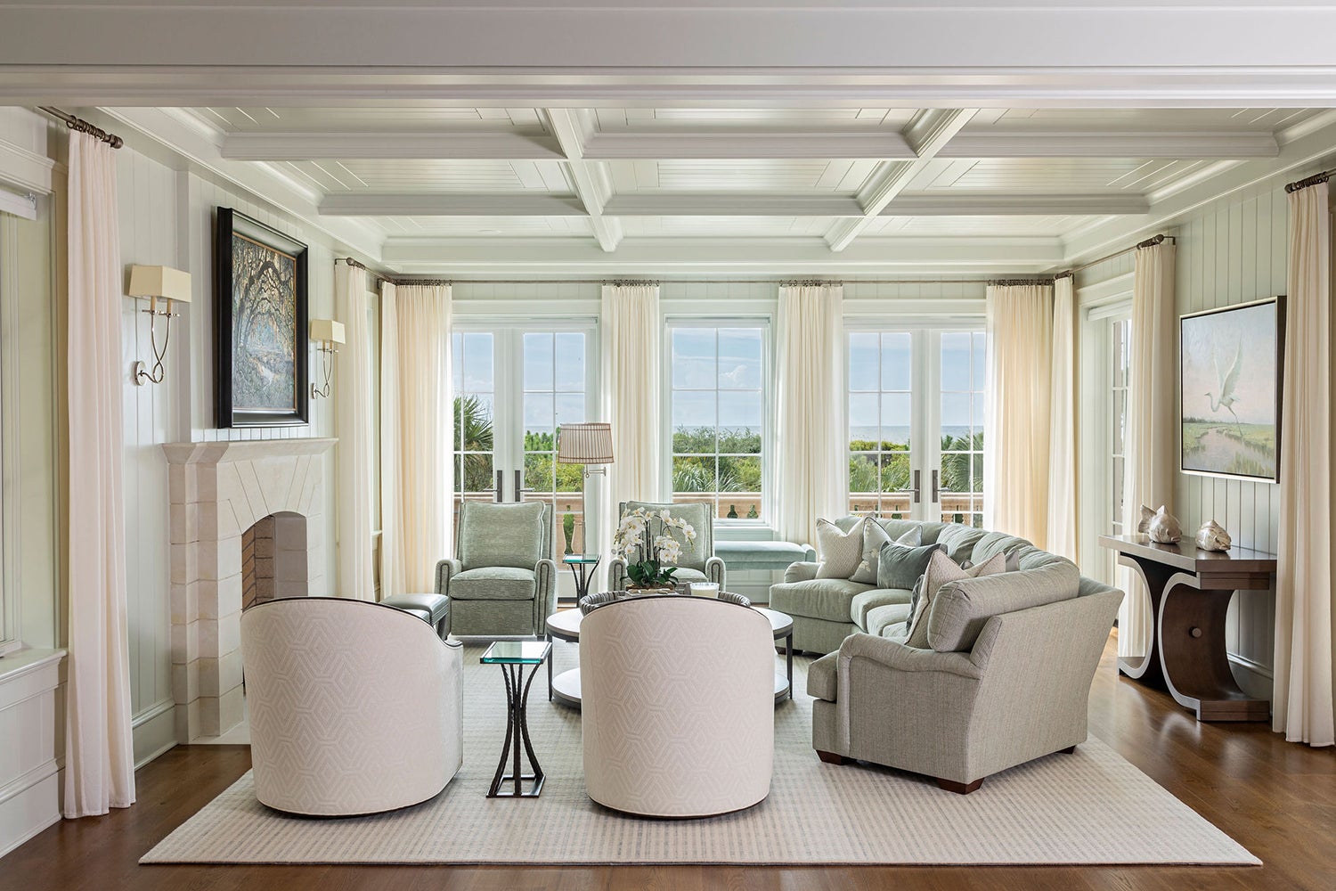 Transitional Living Room