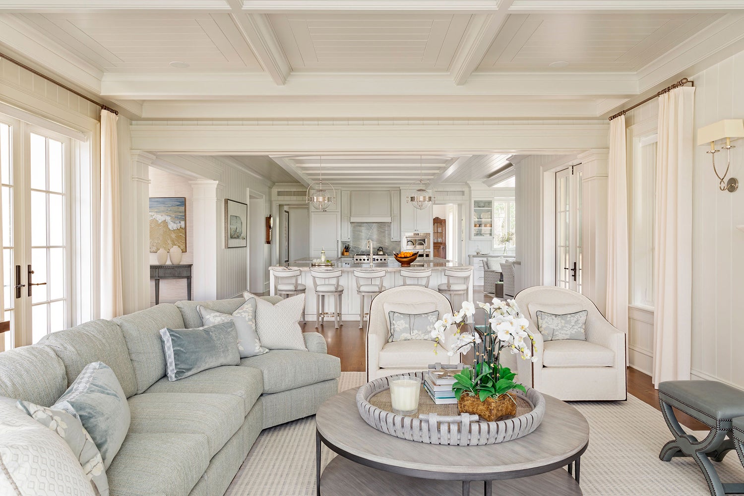 Transitional Living Room