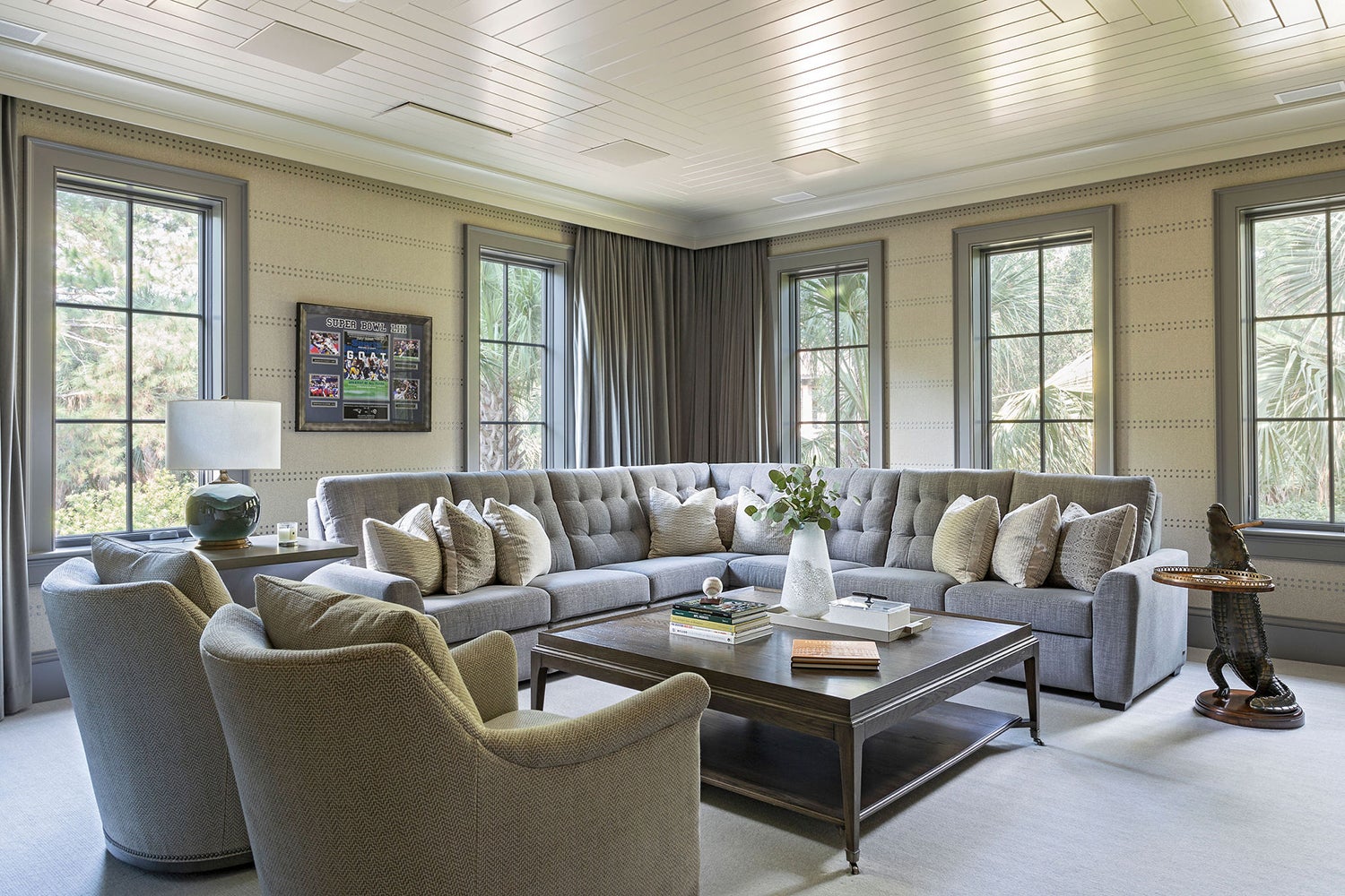 Transitional Living Room