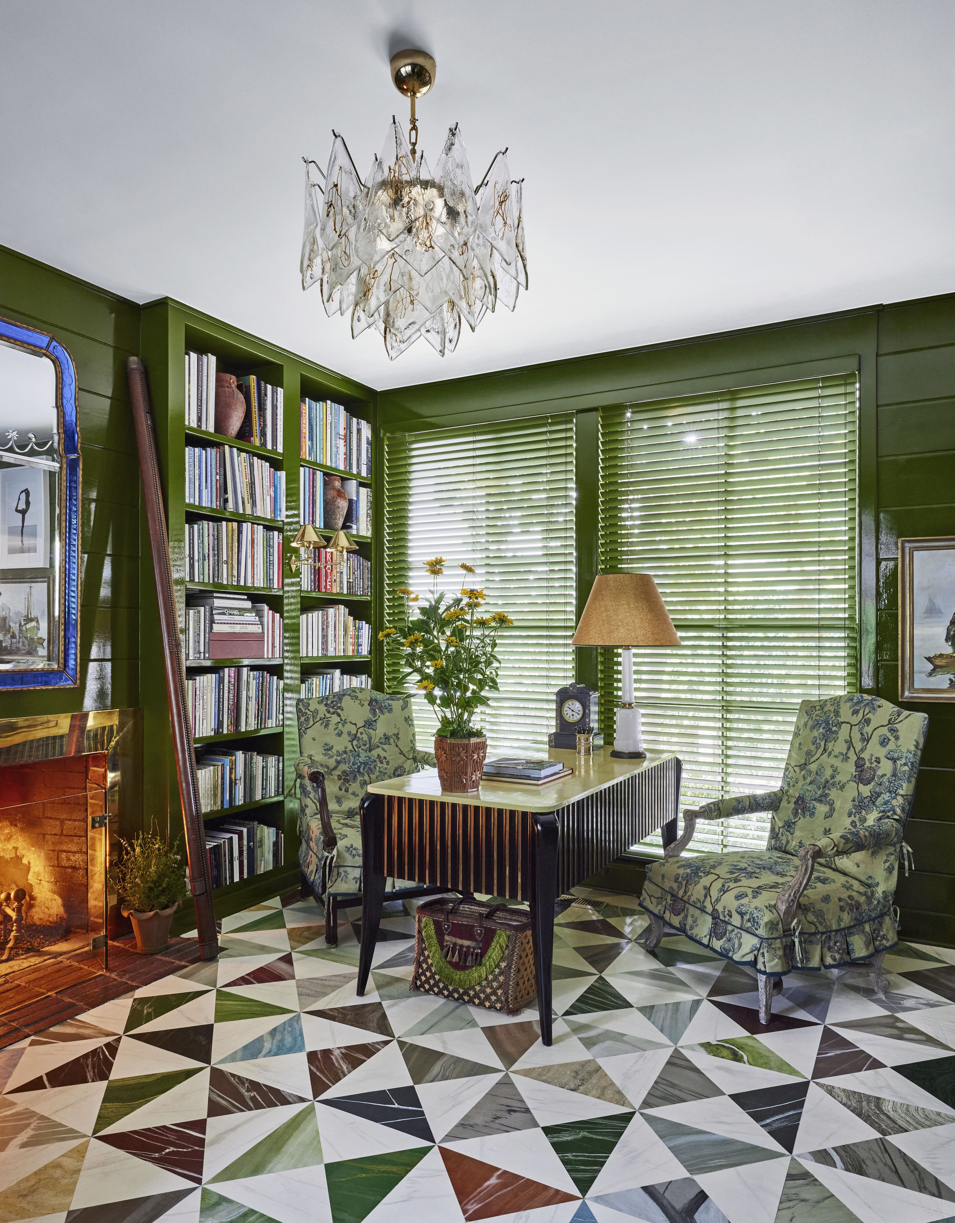 Eclectic Office and Study