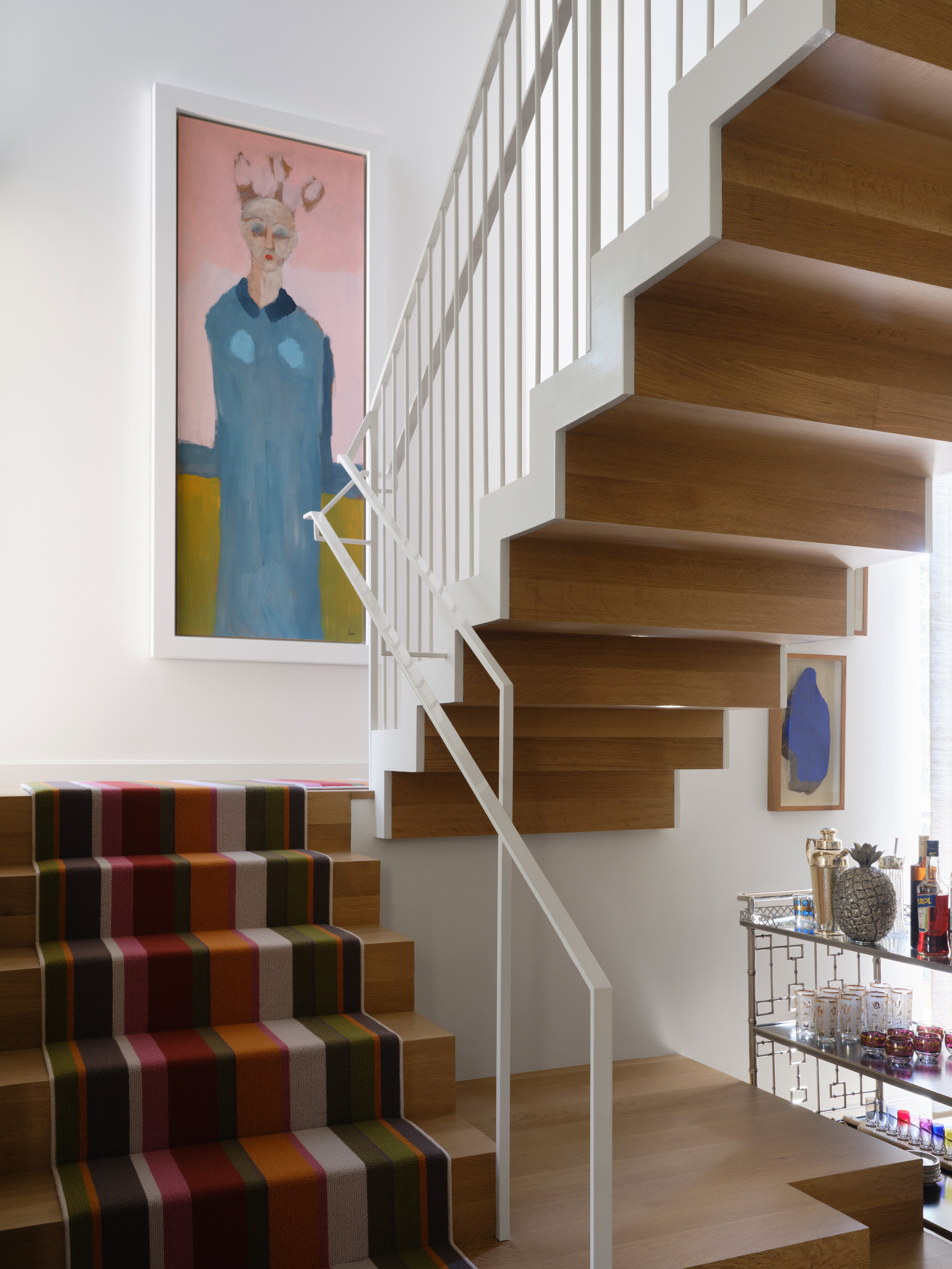 Mid-Century Modern Entry and Hall