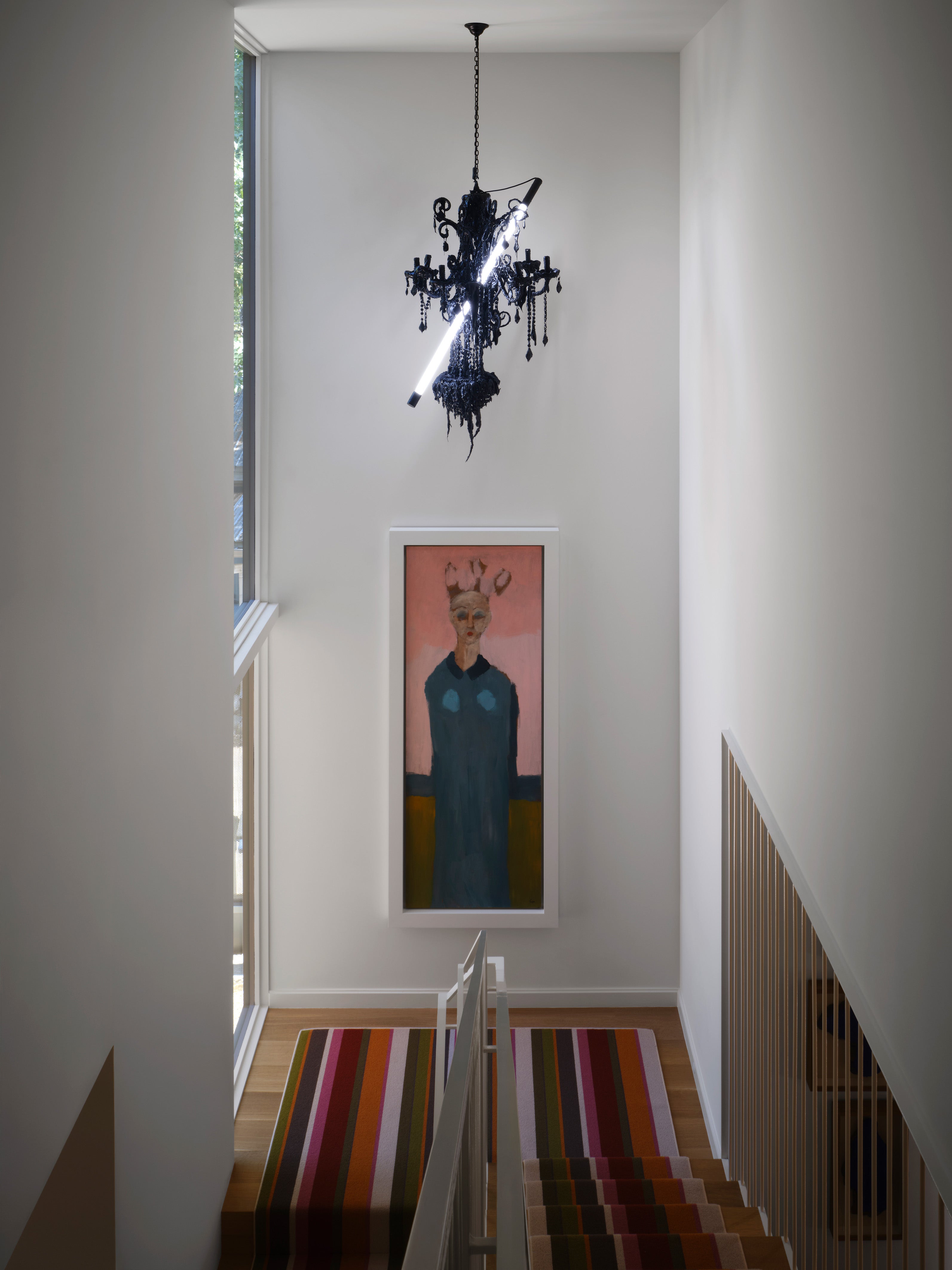 Mid-Century Modern Entry and Hall