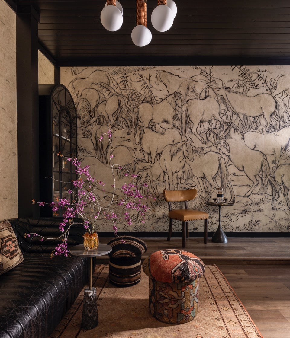 Mid-Century Modern Entry and Hall