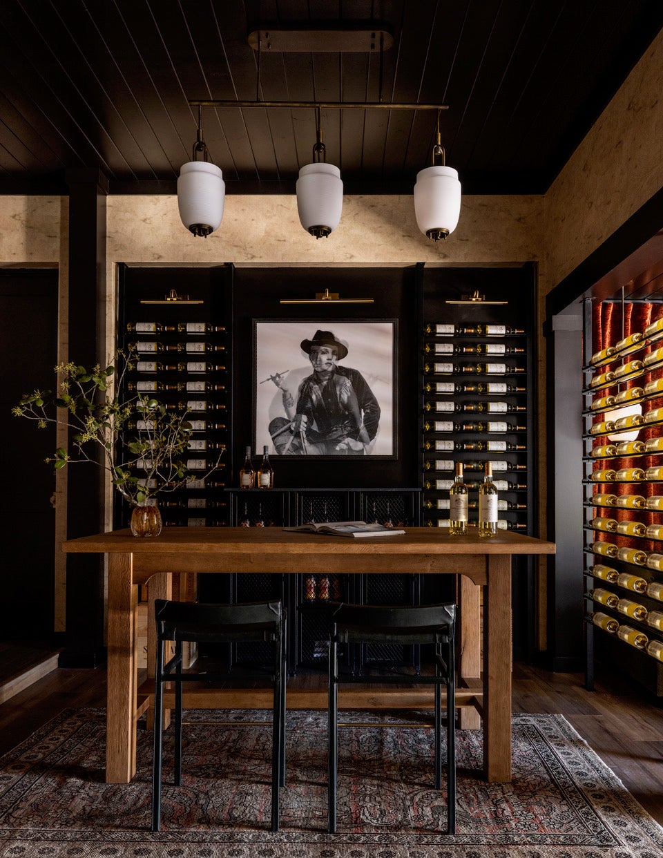 Mid-Century Modern Bar and Game Room