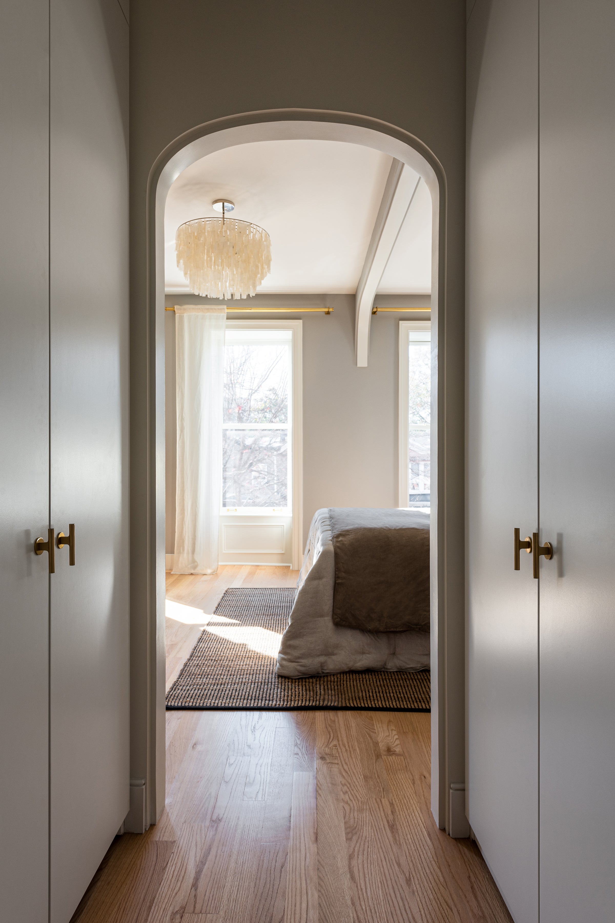 Contemporary Storage Room and Closet