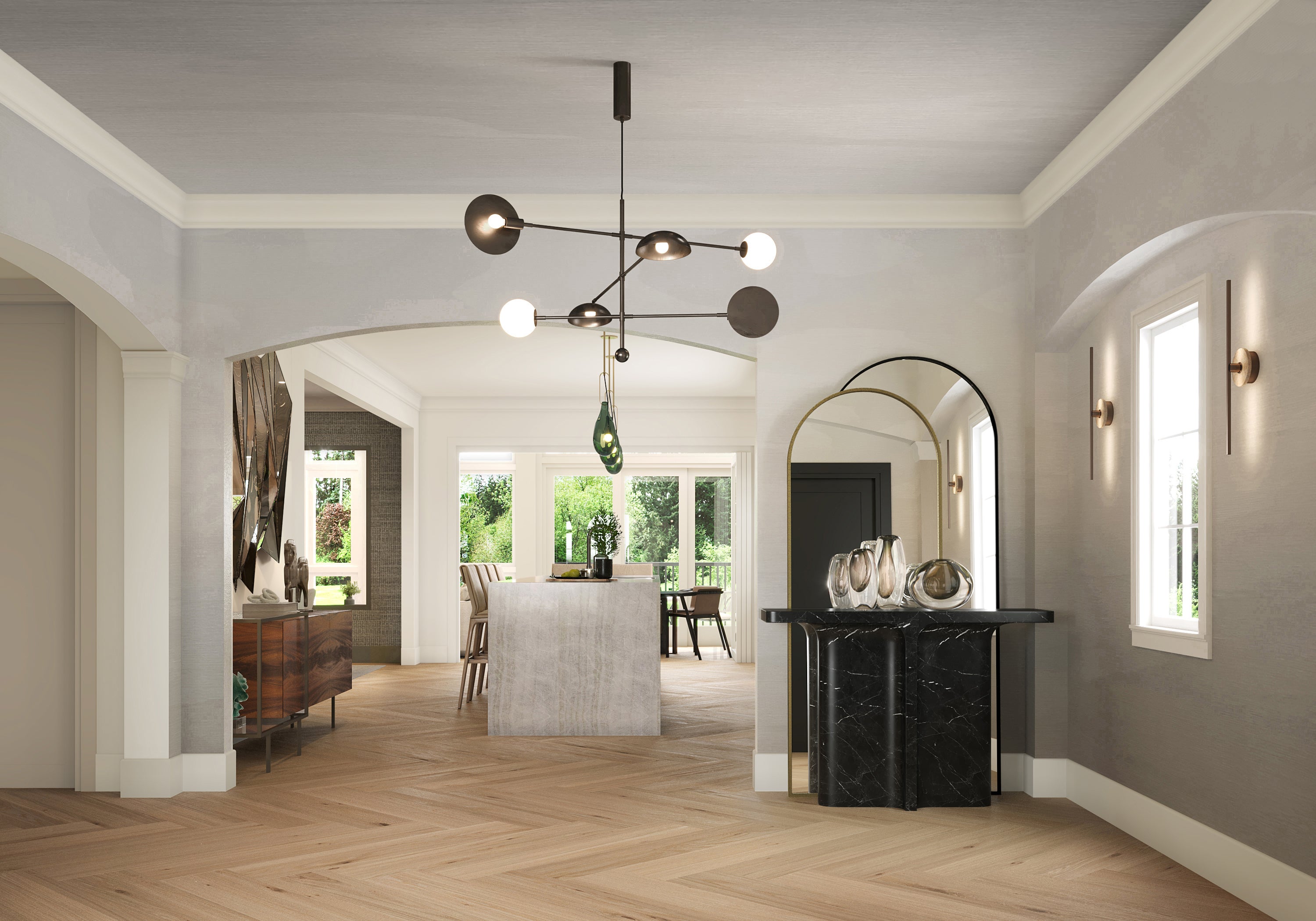 Modern Entry and Hall