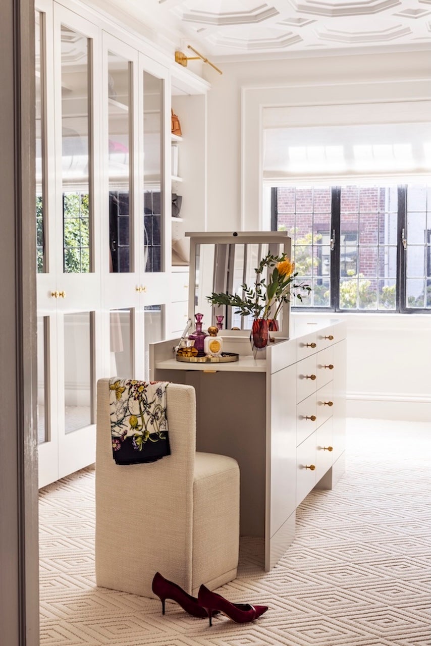 Eclectic Storage Room and Closet