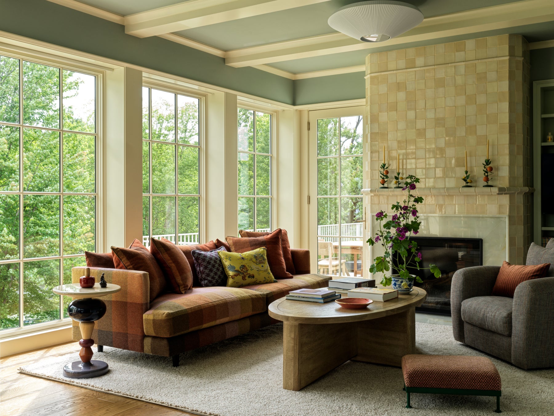 Transitional Living Room