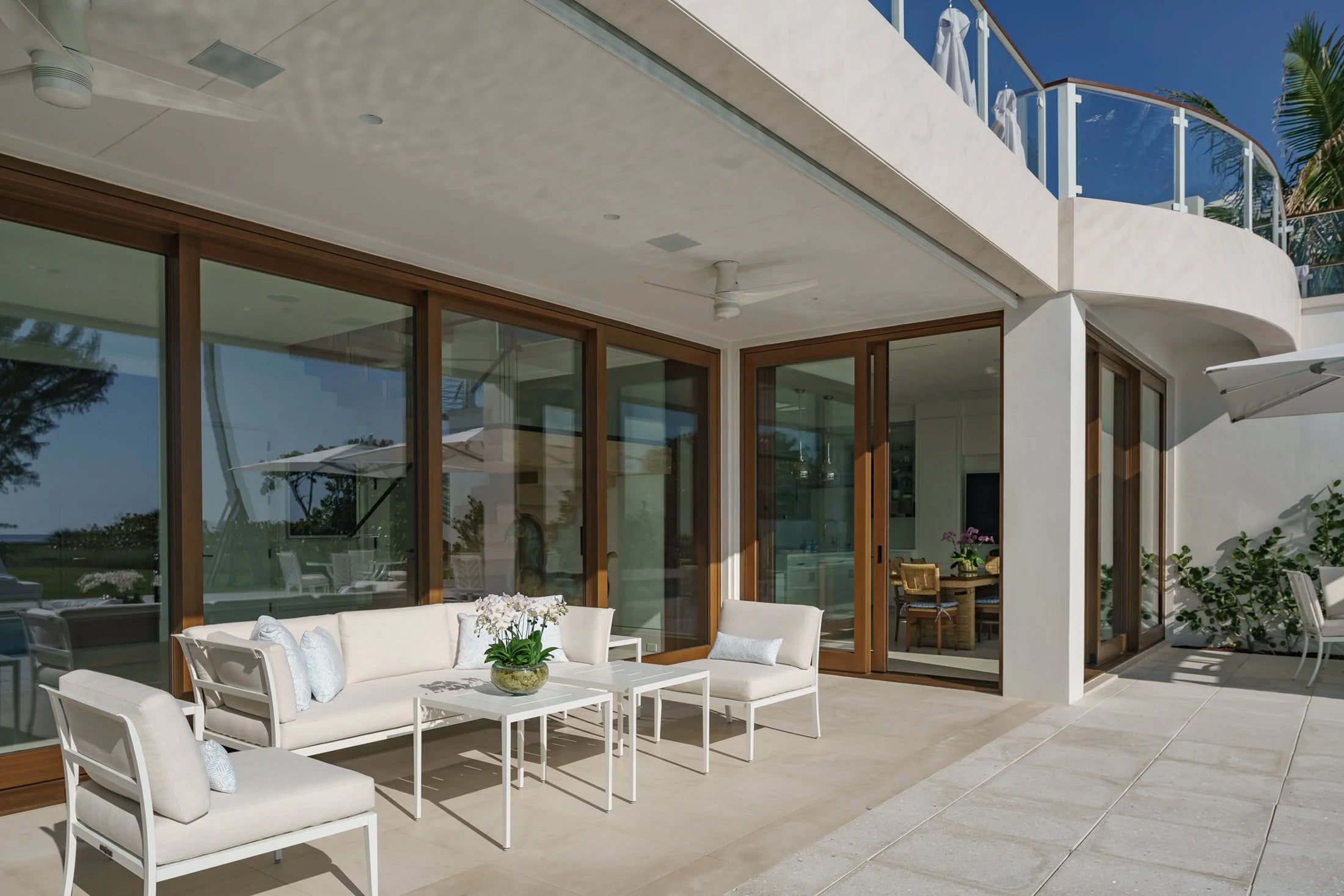 Contemporary Patio and Deck
