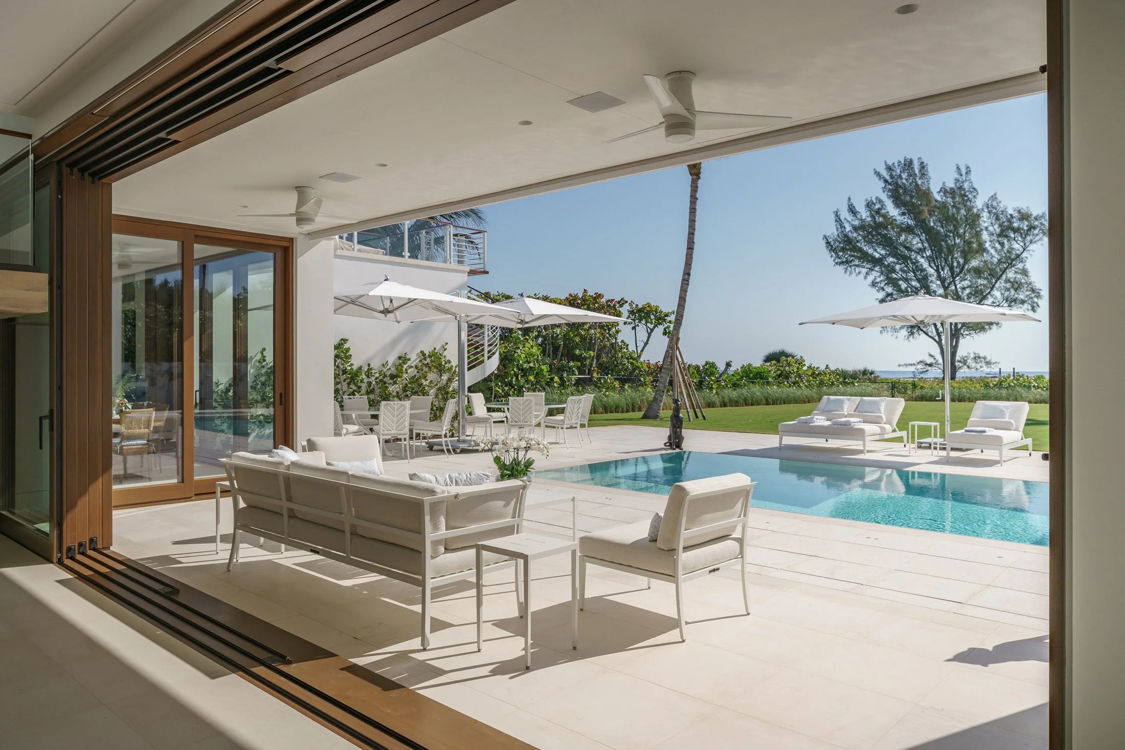 Contemporary Patio and Deck