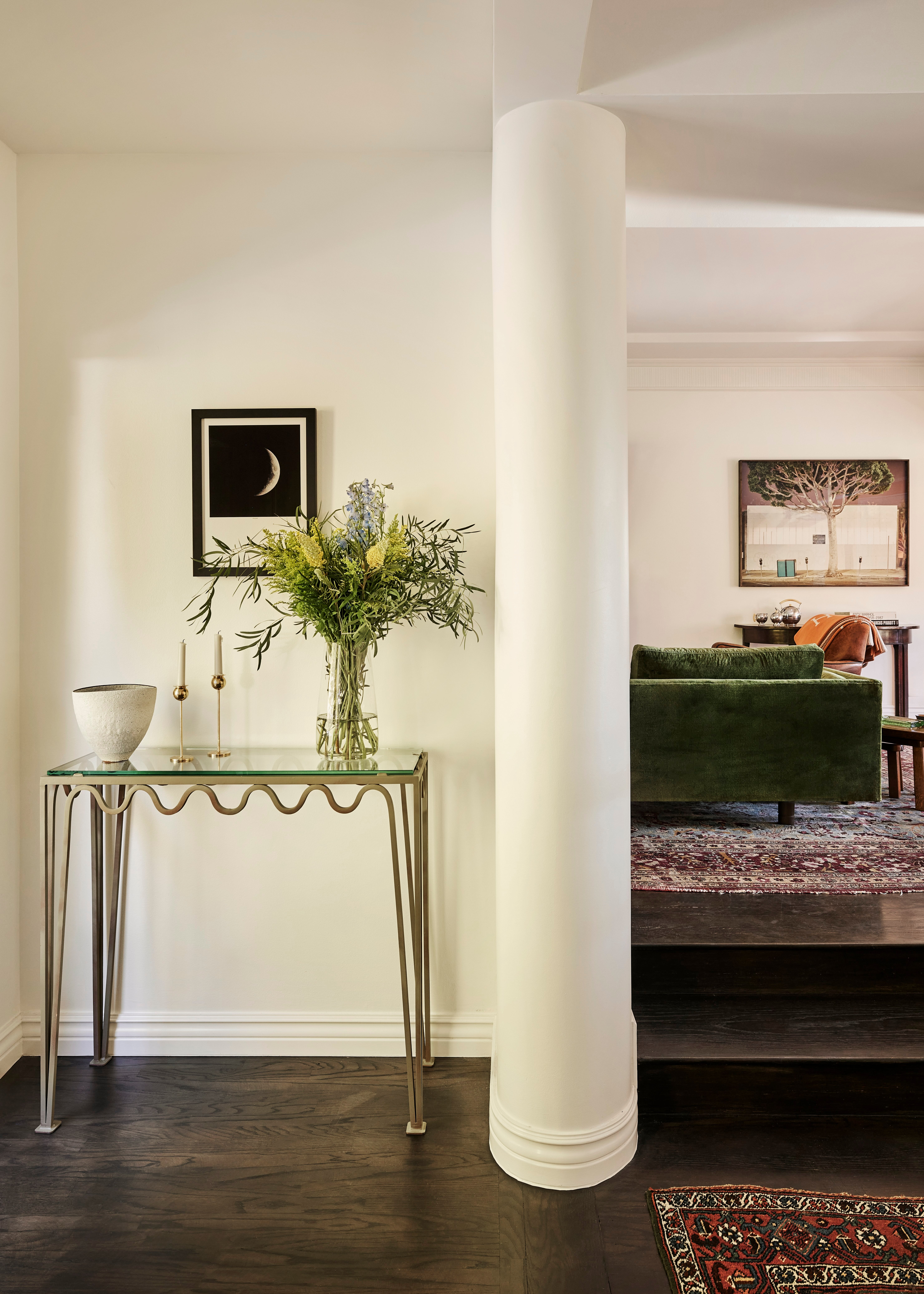 Hollywood Regency Entry and Hall