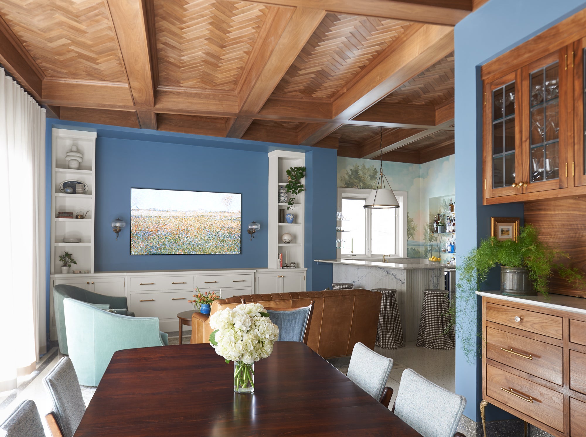 Transitional Living Room