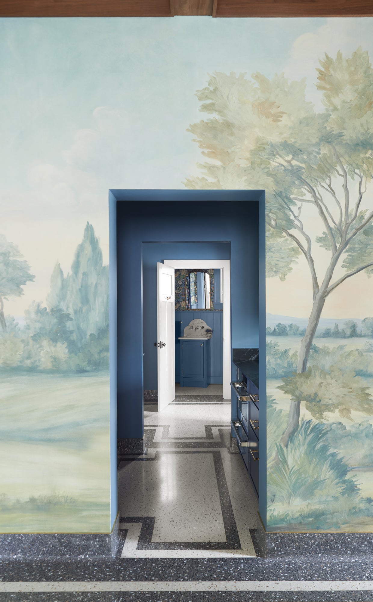 Transitional Storage Room and Closet