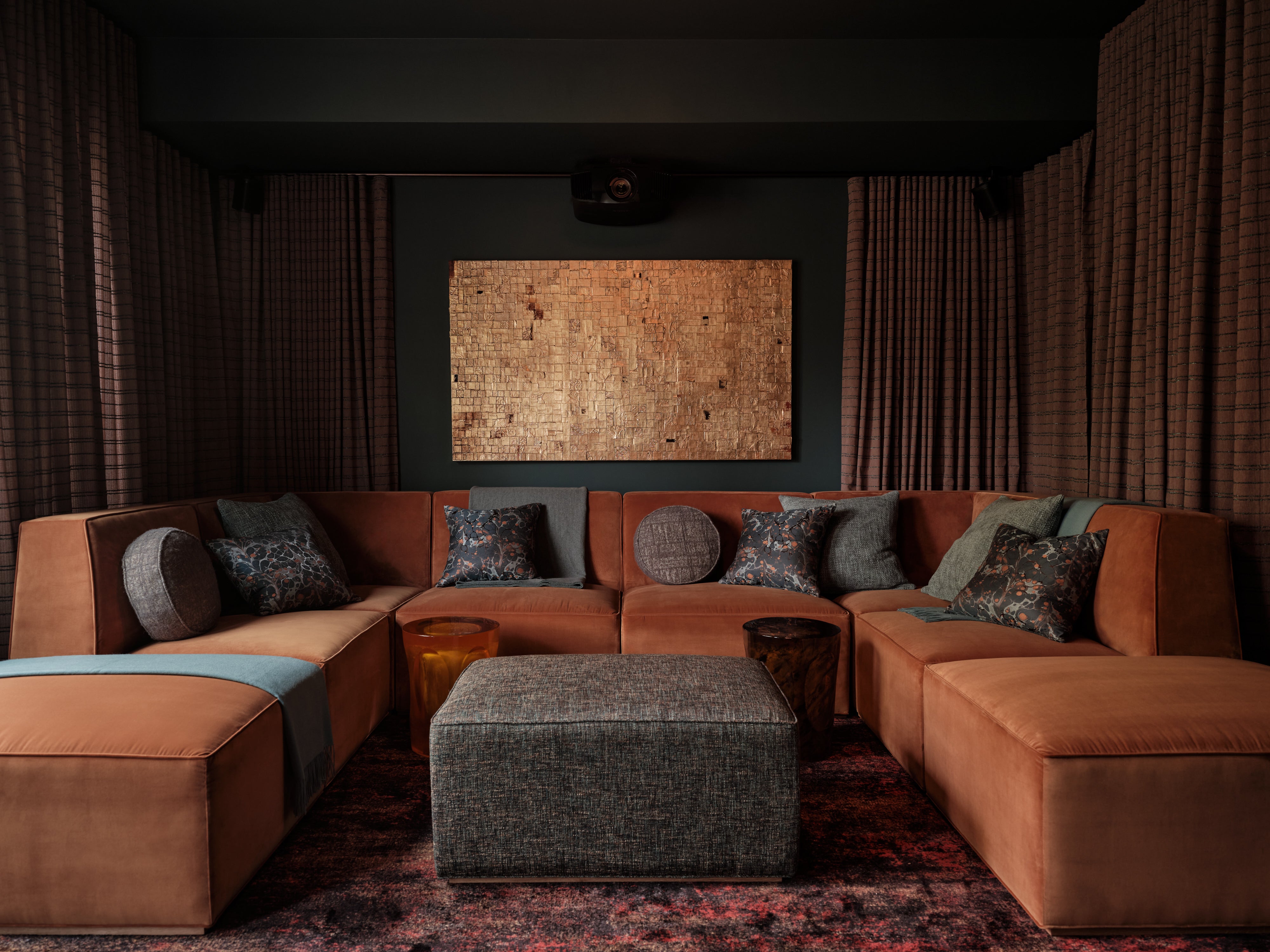 Contemporary Bar and Game Room