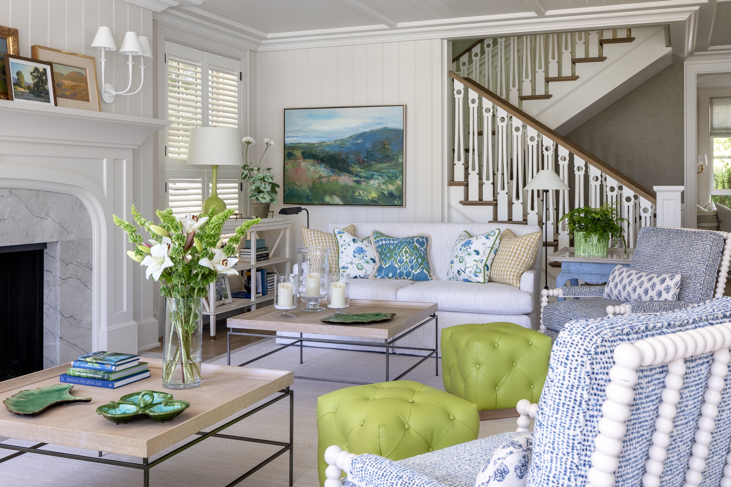 Beach Style Living Room