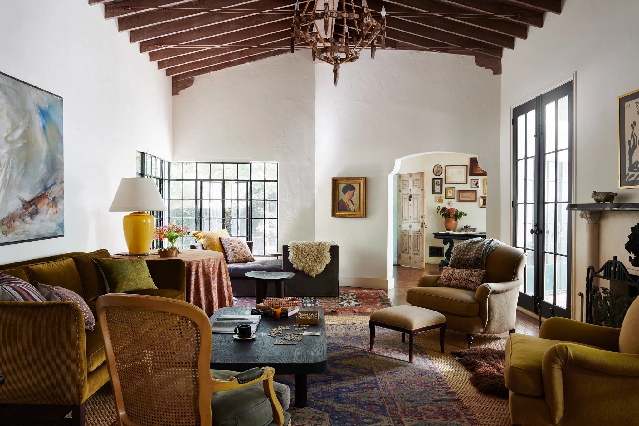 Transitional Living Room