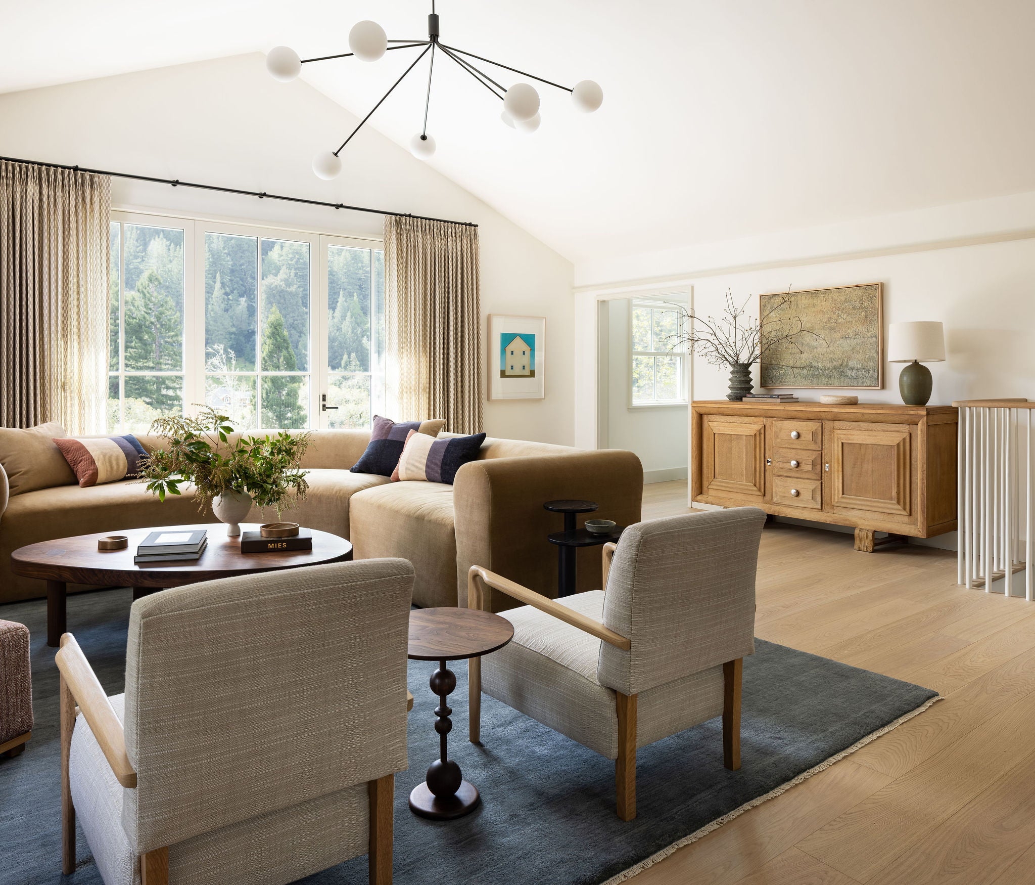 Transitional Living Room